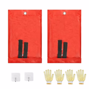 Rich Fire Blanket Fire 2 Pack + 2 Free Gloves