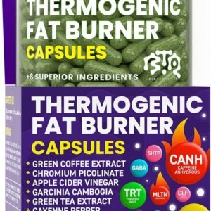 Thermogenic Fat Burner Capsules - Weight Loss Pills for Women & Men